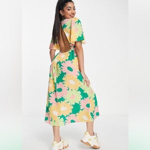ASOS Floral Dress Size 8